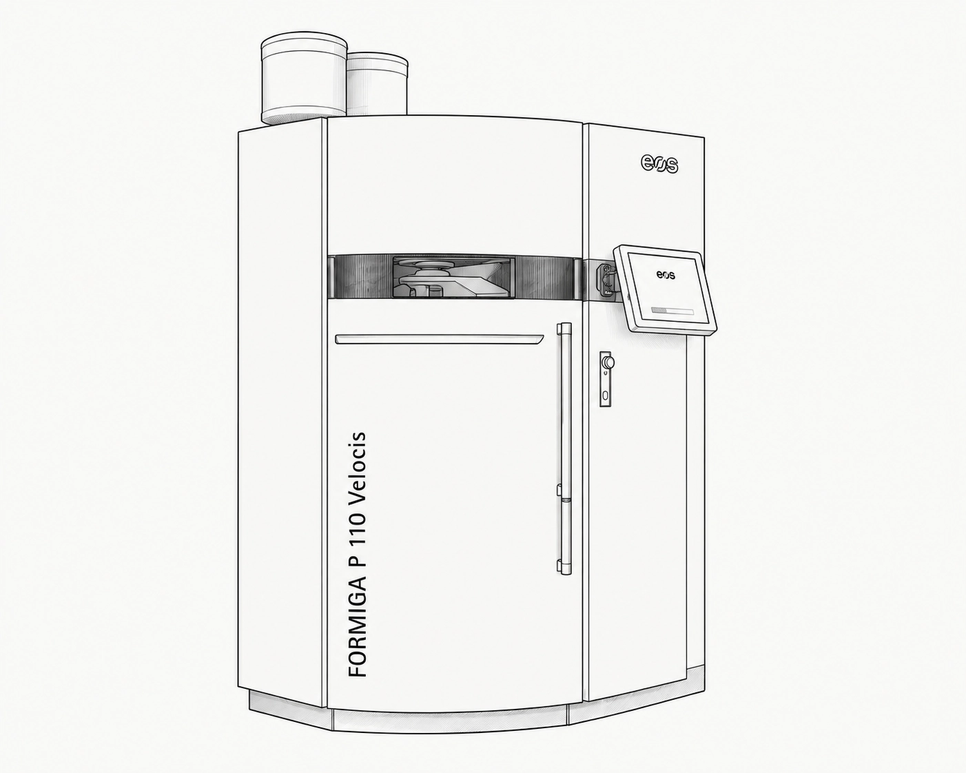 EOS SLS manufacturing illustration